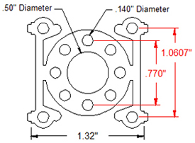 Channel snap mount A - Steplab