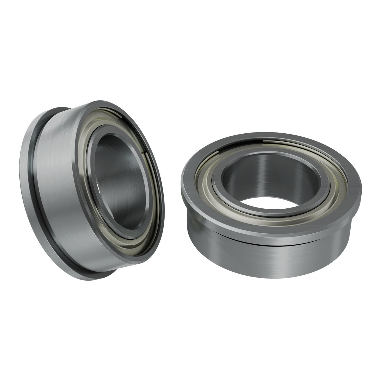 1611 Series Flanged Ball Bearing (8mm ID x 14mm OD 5mm Thickness) 2